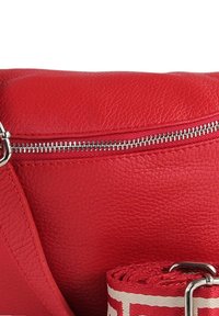 DrachenLeder Umhängetasche - rot