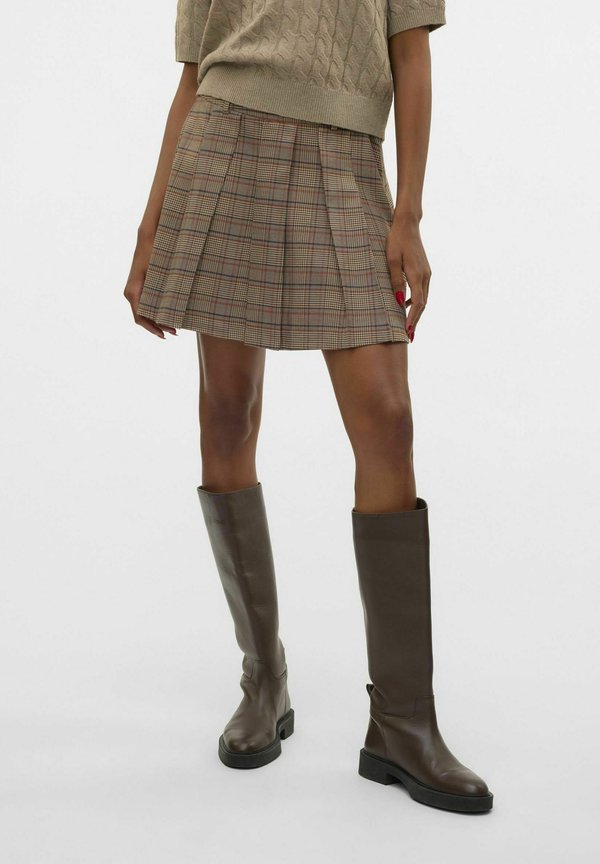 VMELLIE MITTLERE TAILLE - A-line skirt - silver mink