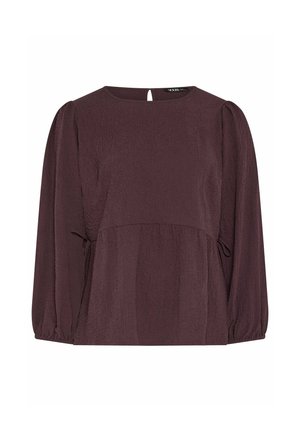 Yours Clothing, PLUS SIZE LONG SLEEVE TOPS - Bluse - purple