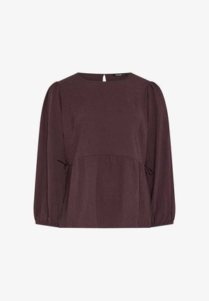 Yours Clothing, PLUS SIZE LONG SLEEVE TOPS - Camicetta - purple