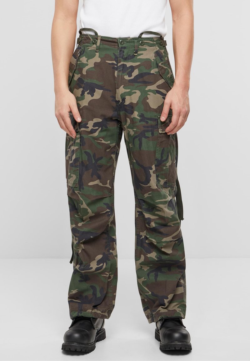Brandit VINTAGE - Pantalon cargo - olive camo