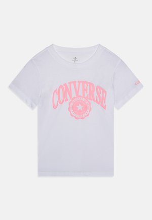 Converse CLASSIC GRAPHIC - Print T-shirt - white