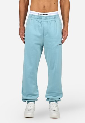 LOGO HEAVY JOGGER - Tréningruha alsók - washed frost blue black