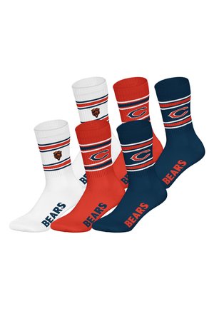 CHICAGO BEARS CREW 6 PACK - Socken - wht org nny