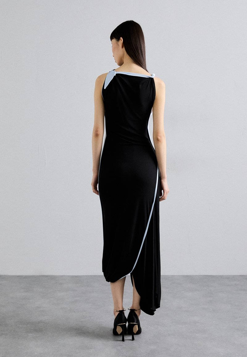 Robe Noire à Paillettes Victoria Beckham - Taille XS, Sans Manches, Genoux - Neuf Avec étiquettes