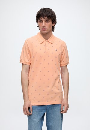 Scotch & Soda PRINTED OVER DYE REGULAR FIT POLO - Polo - soft geo mini shrimp