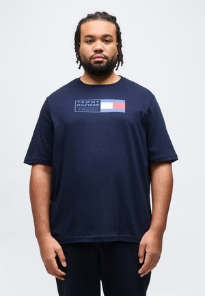 LOVE TEXT BOX TEE - Tricou cu imprimeu - desert sky