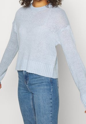 Strickpullover - light blue