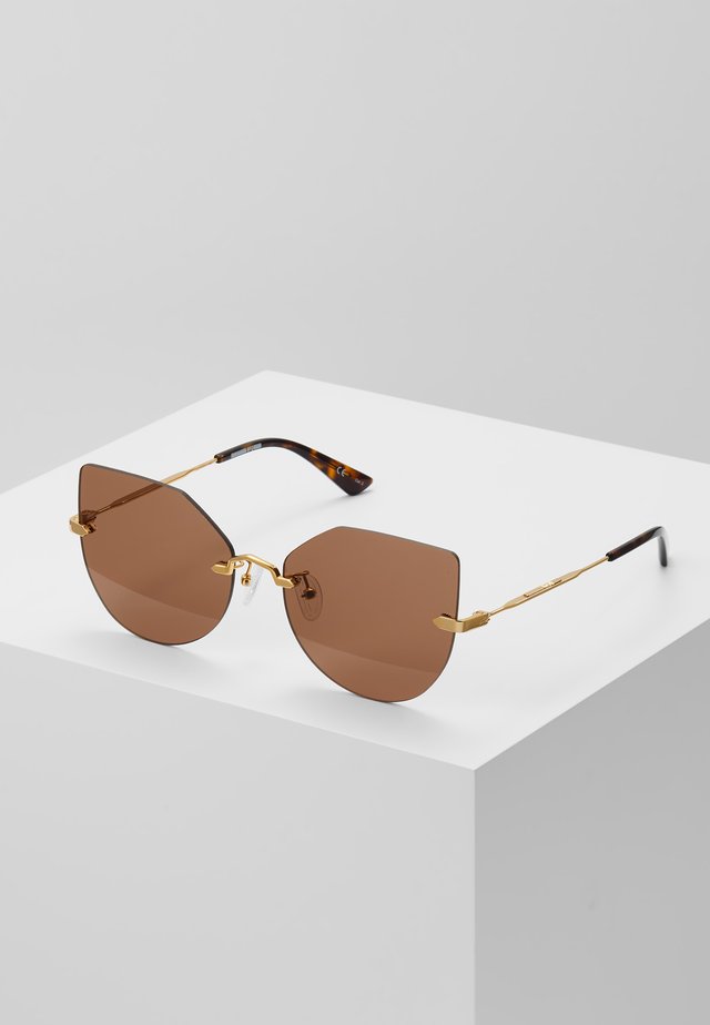 Lunettes de soleil - gold/brown