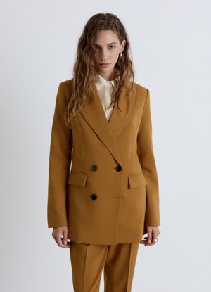 Calliope, GIACCA TINTA UNITA - Blazer - senape