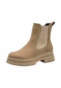 Tamaris ELEGANTE CHELSEA - Stivaletti con plateau - camel