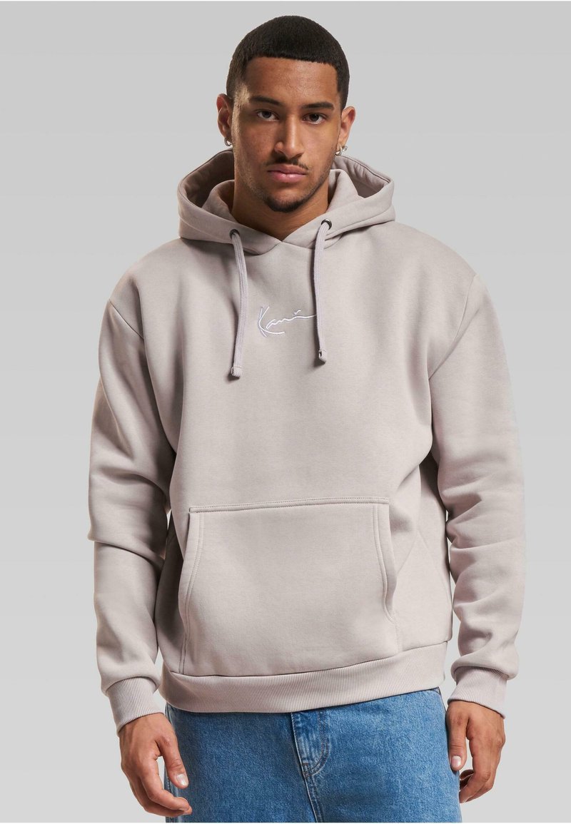 Karl Kani SMALL SIGNATURE ESSENTIAL OS - Sweat à Capuche - Cream