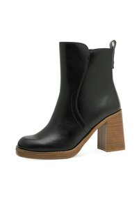 Marco Tozzi ELEGANTE COMB - Højhælede støvletter - black comb