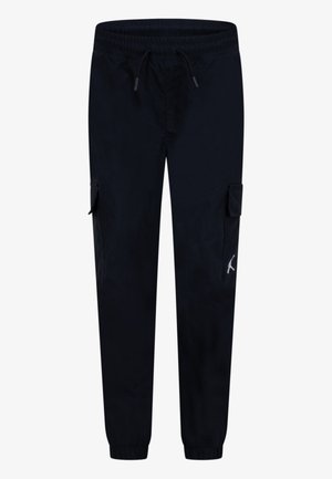 DOUBLE PANT - Cargo trousers - black