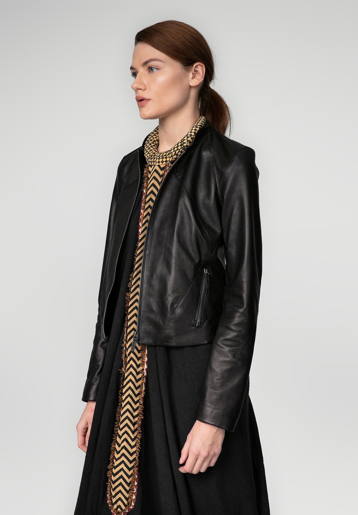 silver winter jacket