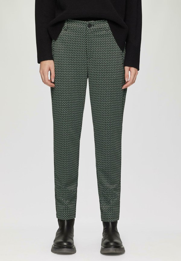 ABSTRAKT GEMUSTERTE MIT CHEM BUND - Chino - schwarz