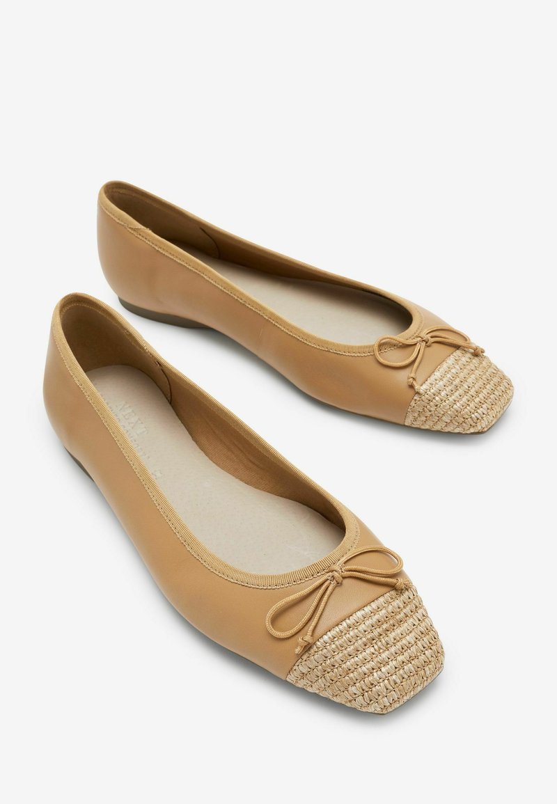 Damen Klassische Ballerinas | Next FOREVER COMFORT SQUARE TOE Klassischer Ballerina camel/braun - JA77304 Damen Klassische Ballerinas | Next FOREVER COMFORT SQUARE TOE Klassischer Ballerina camel/braun - JA77304