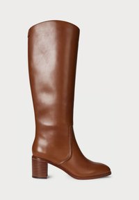 CHARLY CALFSKIN TALL BOOT - Čizme - tan