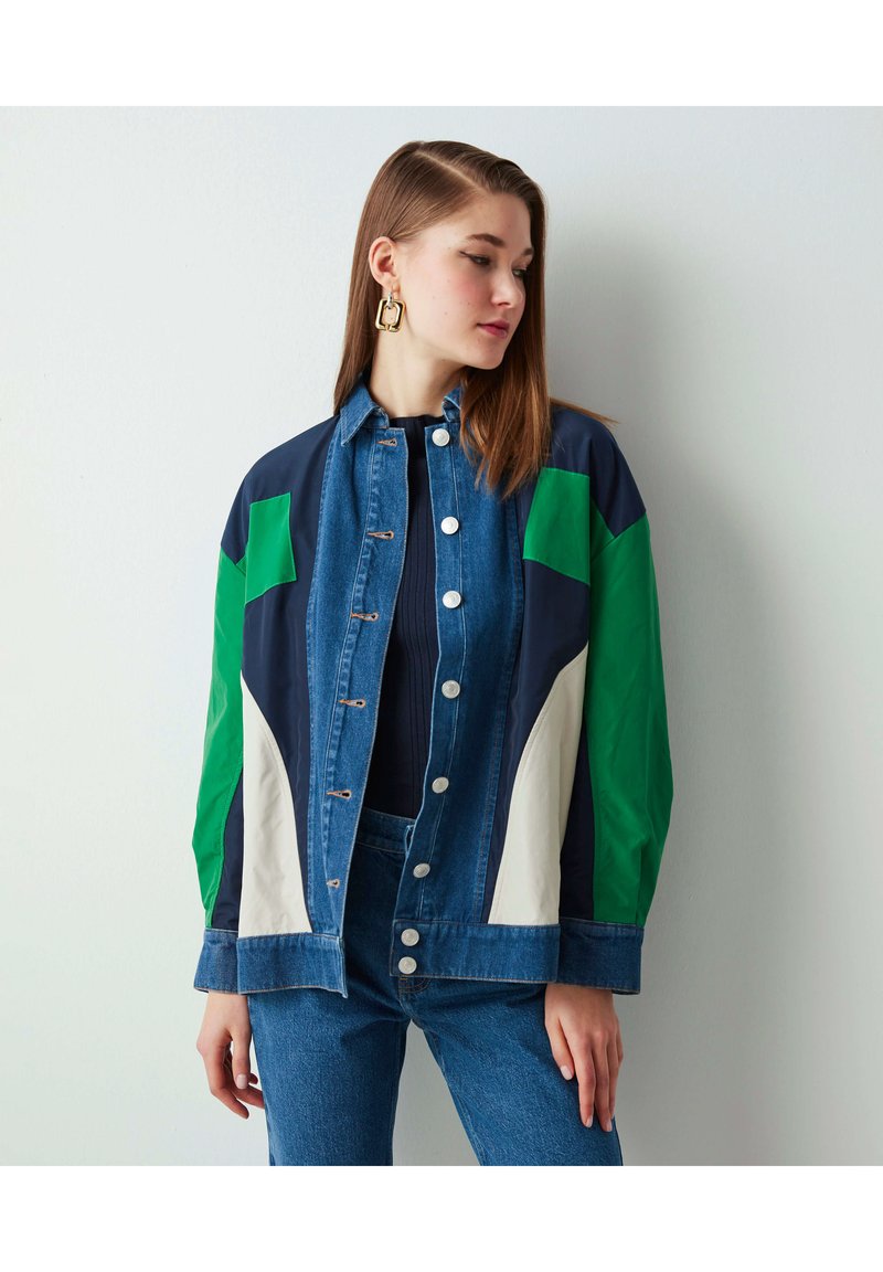Damen Parkas | Ipekyol MIX Kurzmantel d blue/dunkelblau - MO81948 Damen Parkas | Ipekyol MIX Kurzmantel d blue/dunkelblau - MO81948