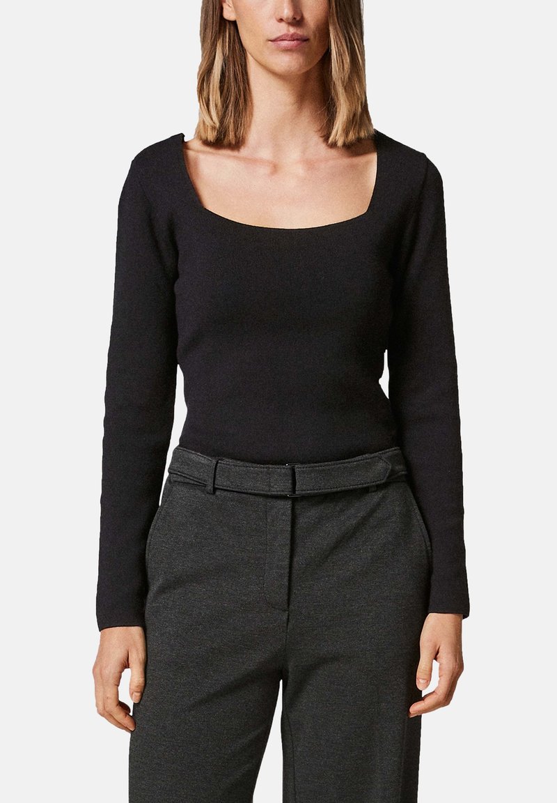 Damen Strickjacken | comma Strickpullover black/schwarz - WW60118 Damen Strickjacken | comma Strickpullover black/schwarz - WW60118