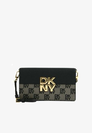 DKNY, ECHO CLUTCH - Pochette - bk logo - bk