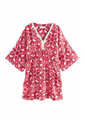 KAFTAN - Kasdienė suknelė - red print