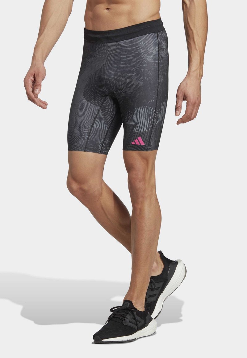 adidas Performance ADIZERO SATURDAY SHORT Leggings black grey six