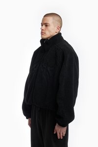 FAVELA EMBROIDERY JACKET - Φλις μπουφάν - black