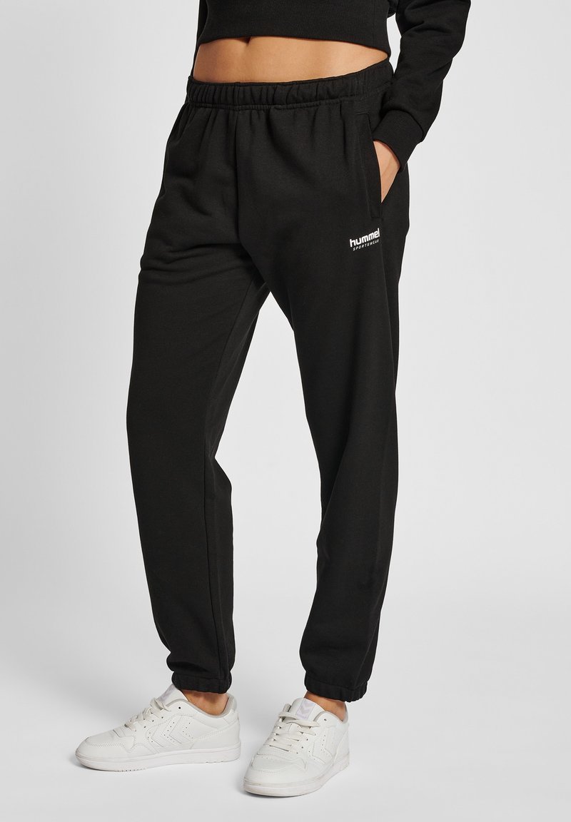 Hummel - HMLLGC SHAI REGULAR  - Tracksuit bottoms - black, Enlarge