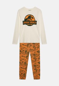 Friboo Conjunto de pijama - off-white/green /orange