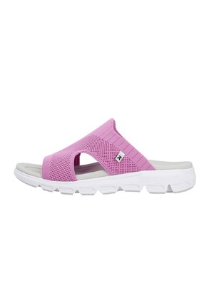 Pantolette flach - lila