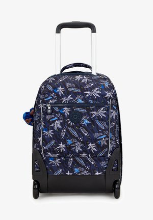 Wheeled suitcase - surf sea print