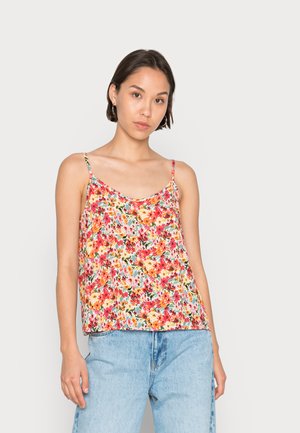 ONLFREDERIKKE SINGLET - Top - cloud dancer/pink