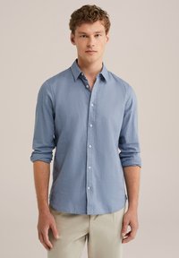 WE Fashion - THE LINEN - Pluus - blue Väikepilt 1