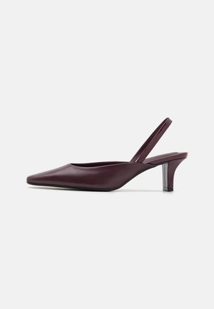 HEEL SLING - Klassikalised kontsakingad - vineyard wine
