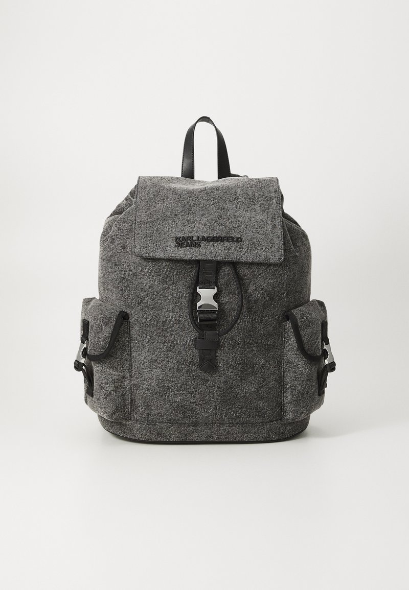 Karl Lagerfeld Jeans WASHED UTILITY BACKPACK - Rucksack - washed black ...