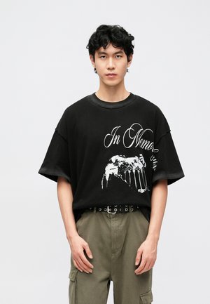 MEMORY - T-shirt con stampa - black
