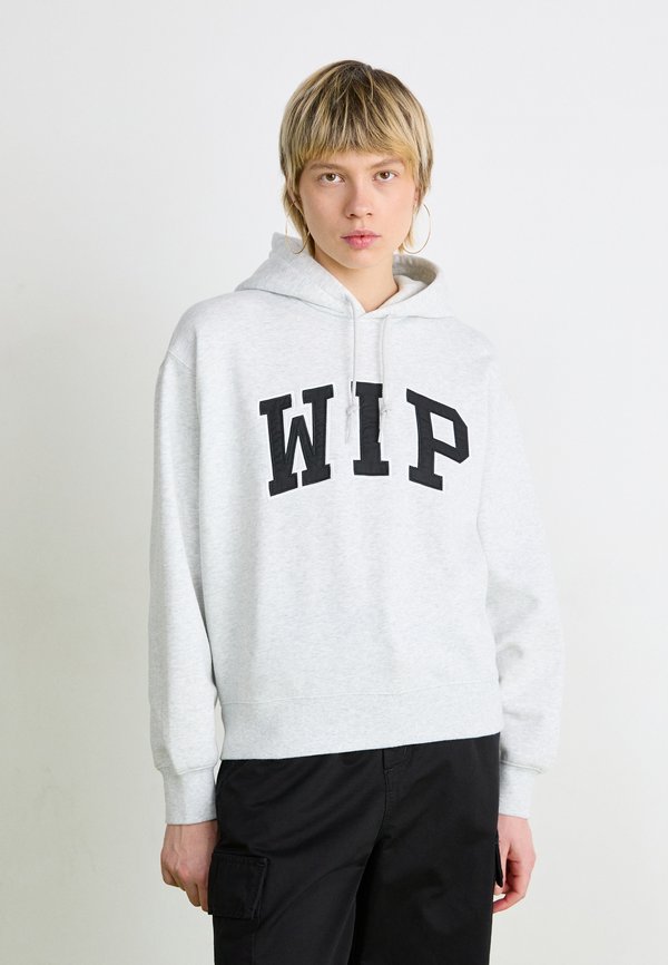 HOODED - Sweatshirt - ash heather