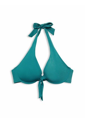 Esprit MIT NACKENTRÄGER BÜGEL-CUPS UND PRINT - Haut de bikini - coral red/corail
