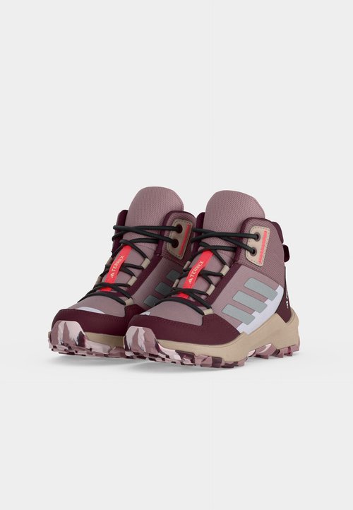 adidas AX4R MID UNISEX - Hiking shoes - magic mauve/reflective silver-coloured/maroon — photo 3