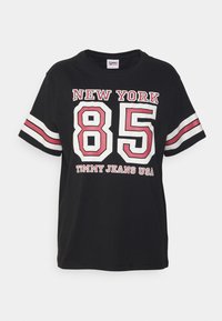 Tommy Jeans COLLEGIATE TEE - T-shirt print - black