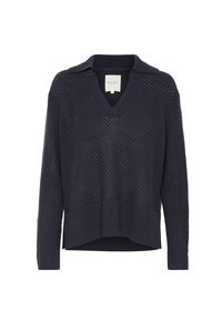 LOVISAPW PU - Striktrøje - dark navy
