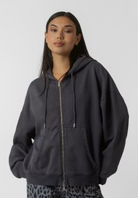 OH APRIL BF ZIPPER ERA - Majica s kapuljačom i patentnim zatvaračem - darkiron