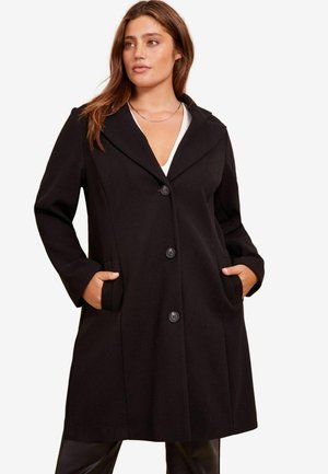 Friends Like These CURVE LONGLINE TAILORED SMART  - REGULAR FIT - Klasický kabát - black