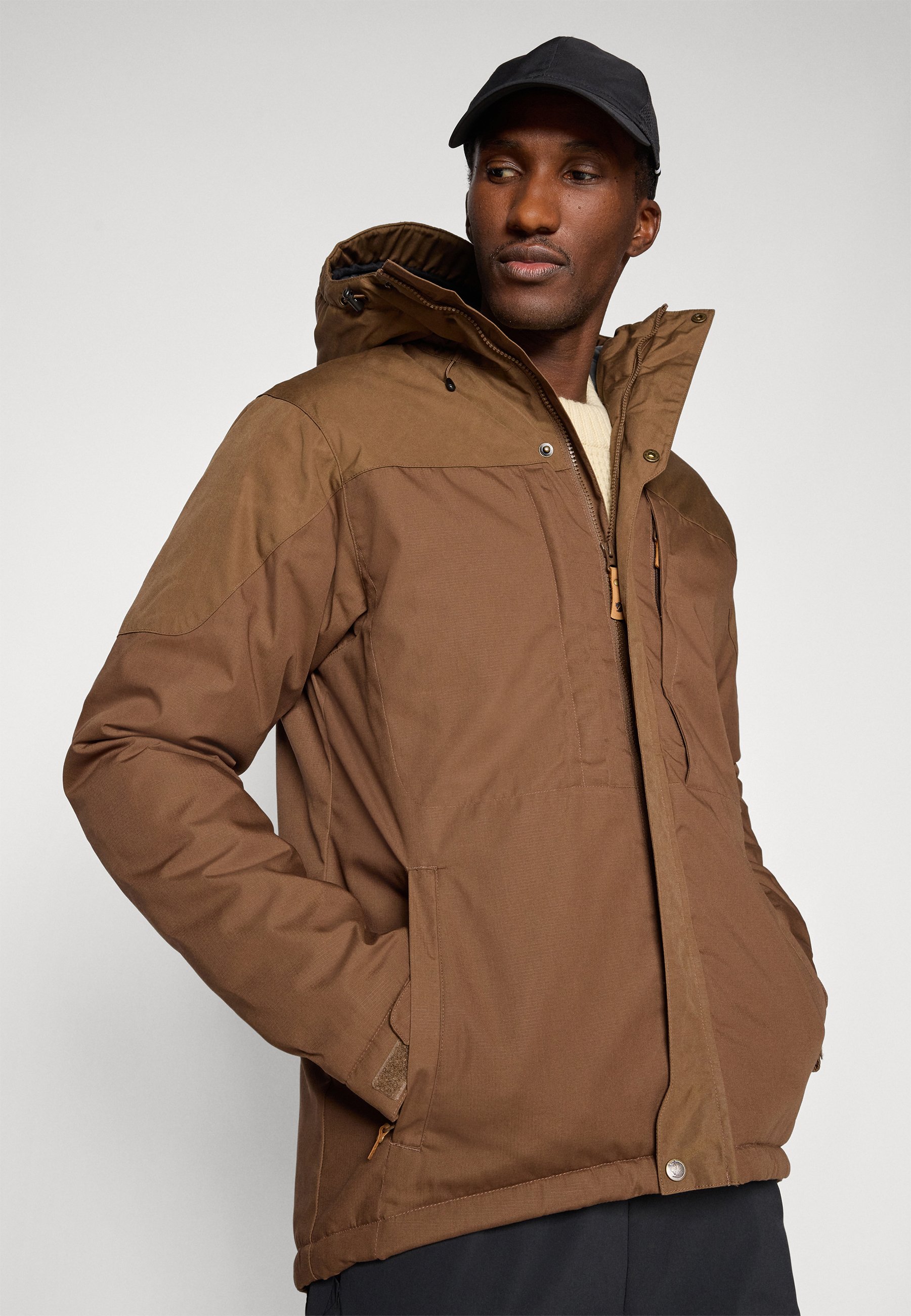 ジャケット・アウター LESS TAILOR MODS PARKA [BROWN] Fjällräven SKOGSÖ PADDED JACKET - Outdoor jacket - dark oak/khaki