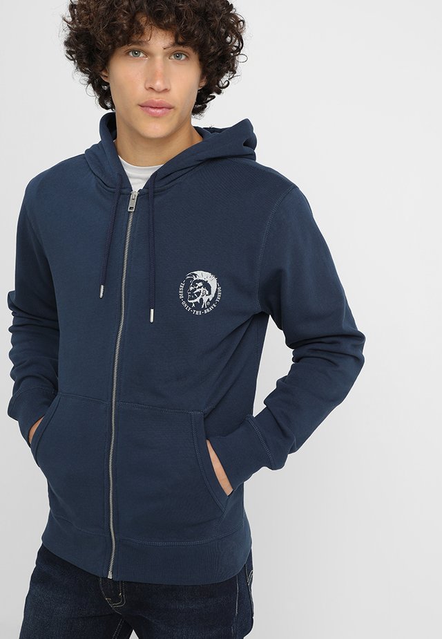 UMLT-BRANDON-Z - veste en sweat zippée - blau