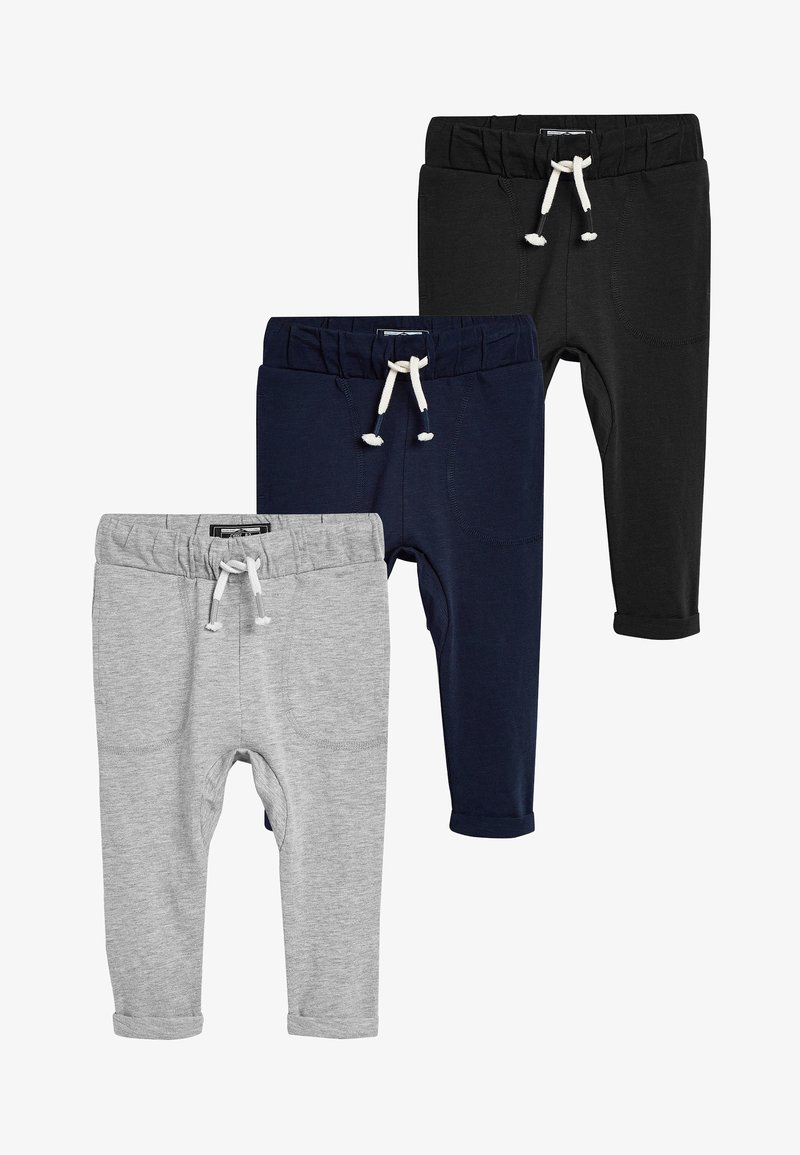 Next 3 PACK WEIGHT JOGGERS - Kalhoty - black