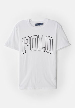 Polo Ralph Lauren LOGO COTTON JERSEY CREWNECK T-SHIRT - T-Shirt print - white