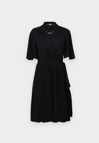 WRAP DRESS - Dienas kleita - black