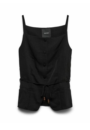 Vero Moda, GILETS VMLIEVE TAILORED WAISTCOAT - Veste sans manches - black